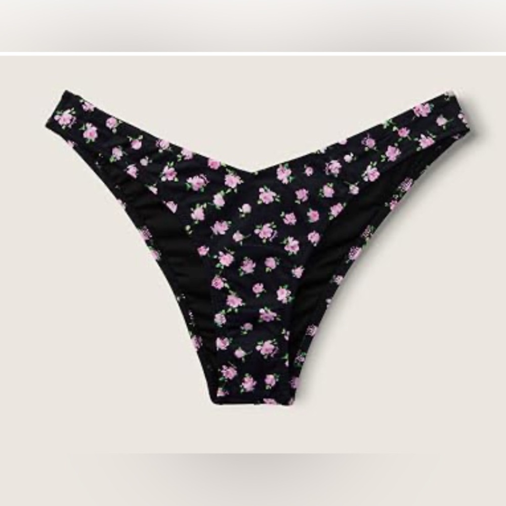 NWT Pink Victoria’s Secret V Front Itsy Bikini Bottom